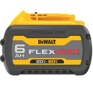 Dewalt DCB606 6AH 20V MAX /60V MAX Flex Volt Lithium Ion Battery